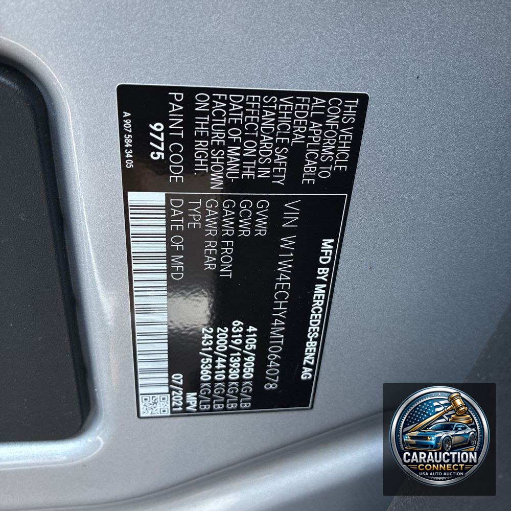 2021 Mercedes-Benz Sprinter 2500