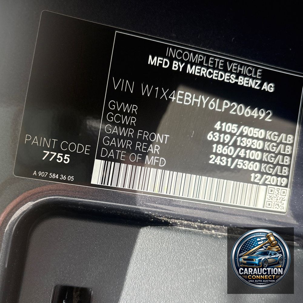 2020 Mercedes-Benz Sprinter 2500 Std Roof