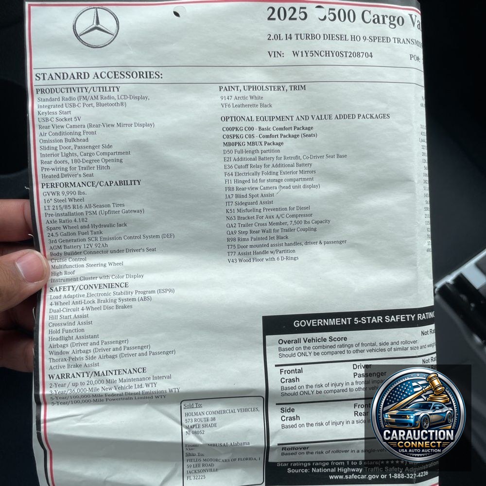 2025 Mercedes-Benz Sprinter 3500