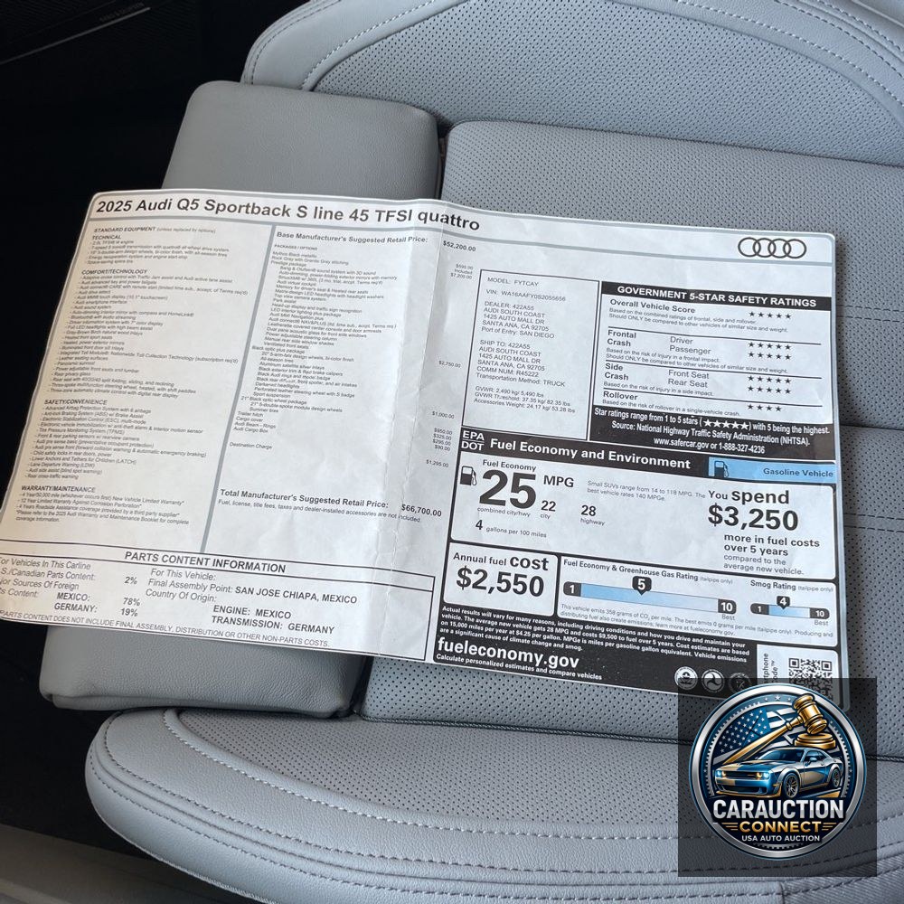 2025 Audi Q5 S-Line Pres 45