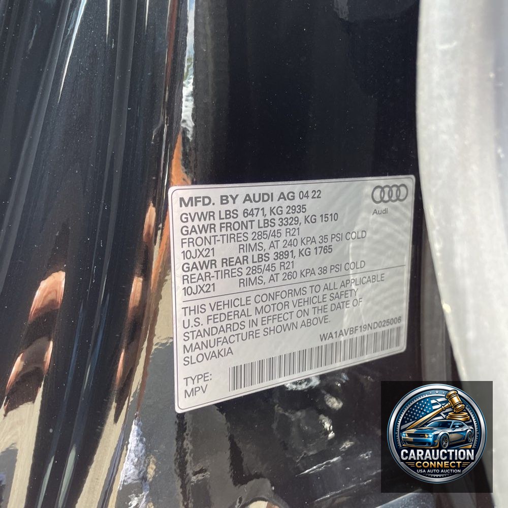2022 Audi Q8 Premium 55 TFSI