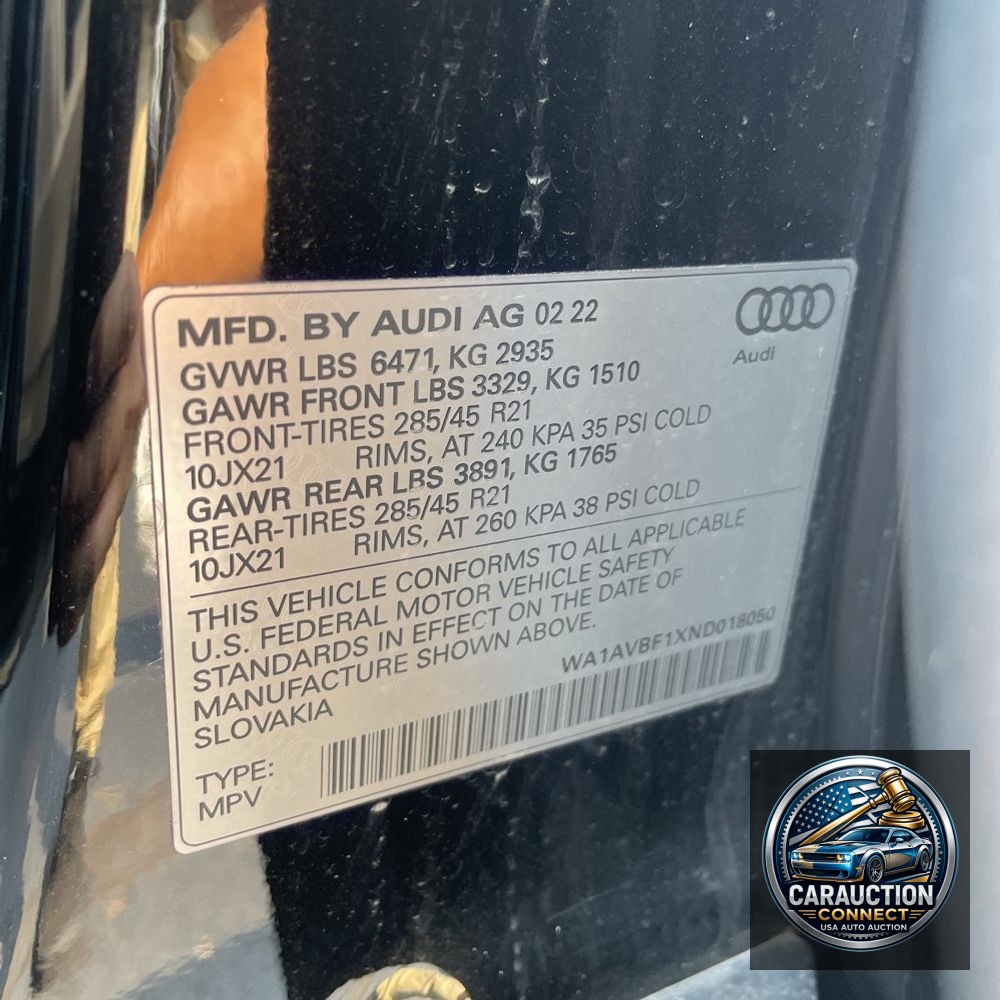 2022 Audi Q8 Premium 55 TFSI