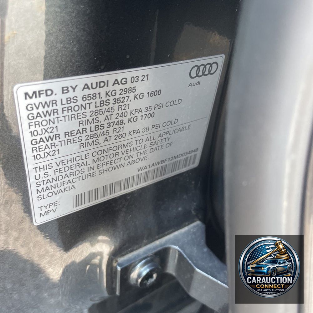 2021 Audi SQ8 Premium Plus