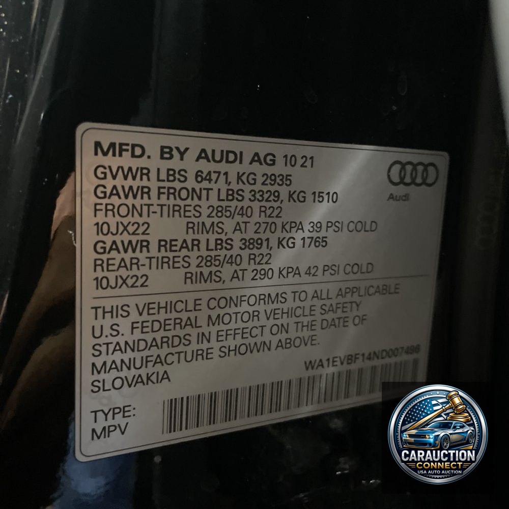 2022 Audi Q8 Premium Plus 55 TFSI