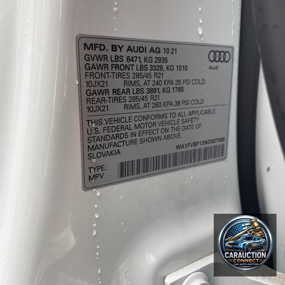 2022 Audi Q8 Prestige 55 TFSI