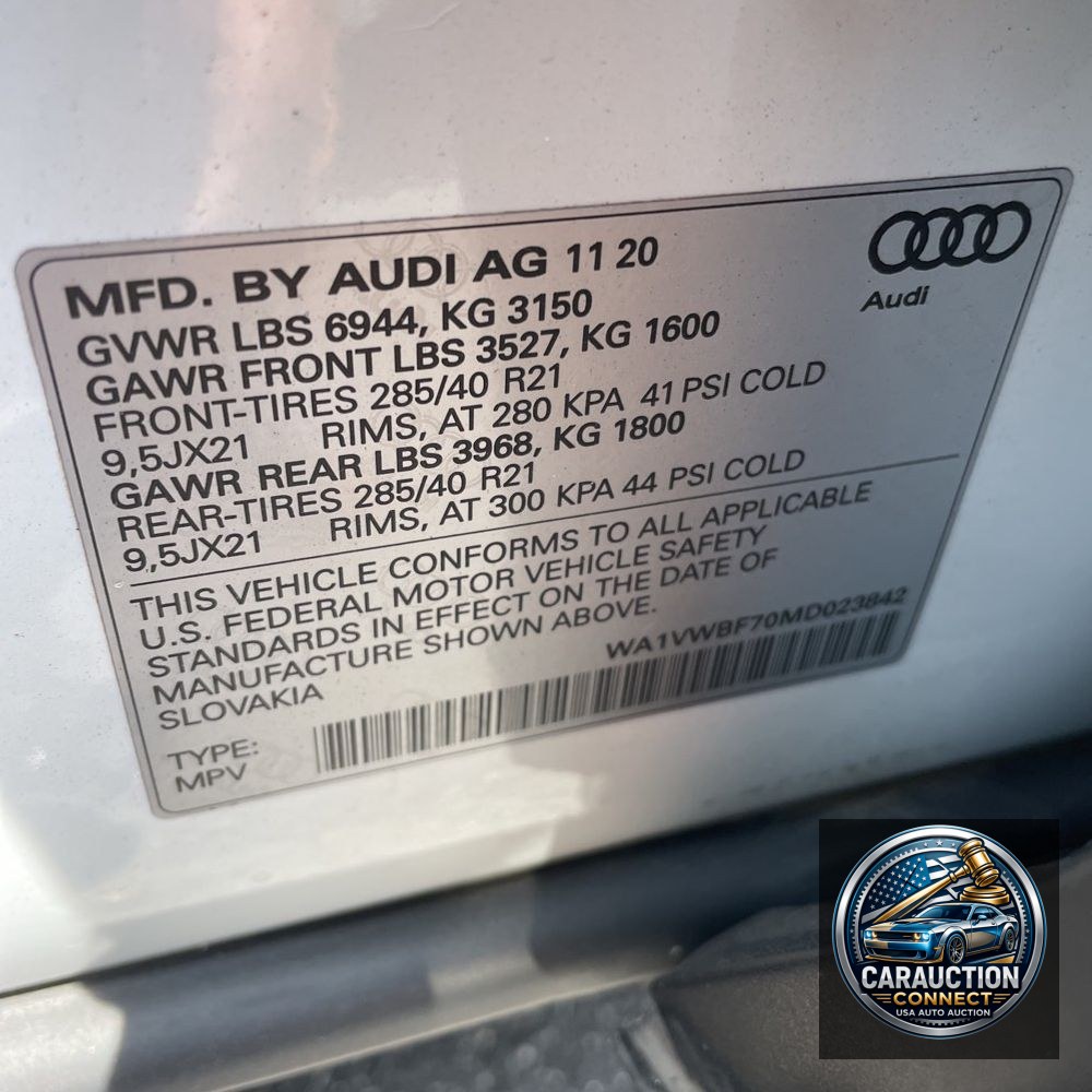 2021 Audi SQ7 Prestige