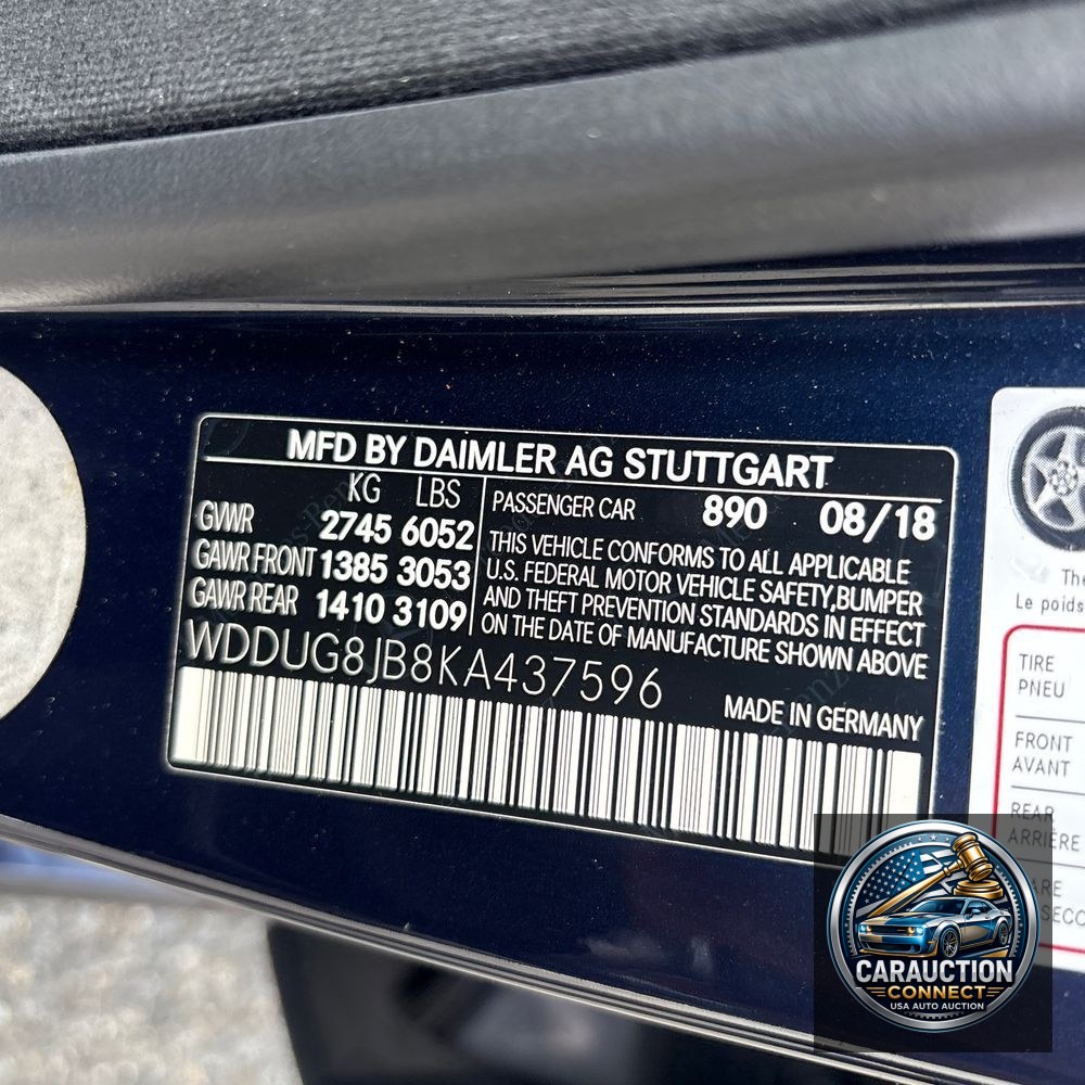 2019 Mercedes-Benz S-Class AMG S 63