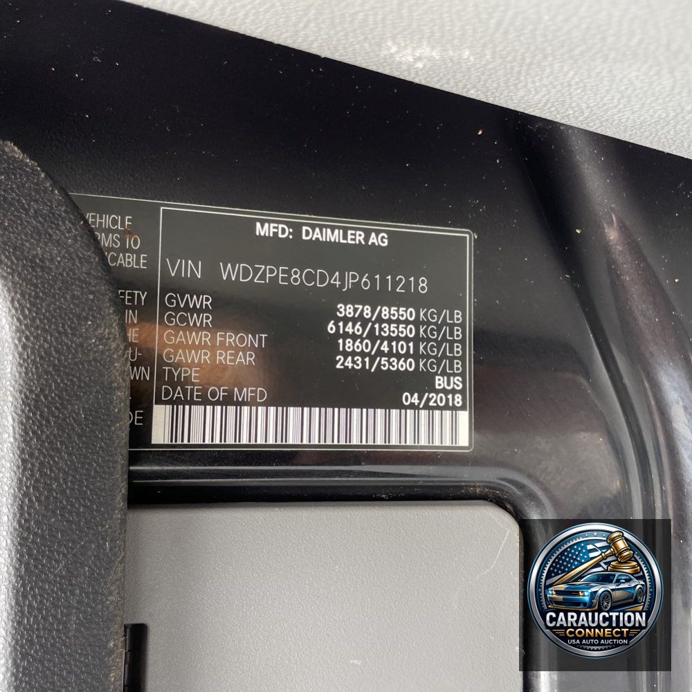 2018 Mercedes-Benz Sprinter 2500