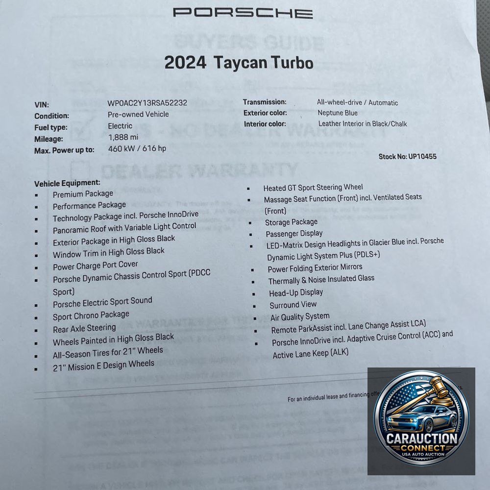 2024 Porsche Taycan Turbo