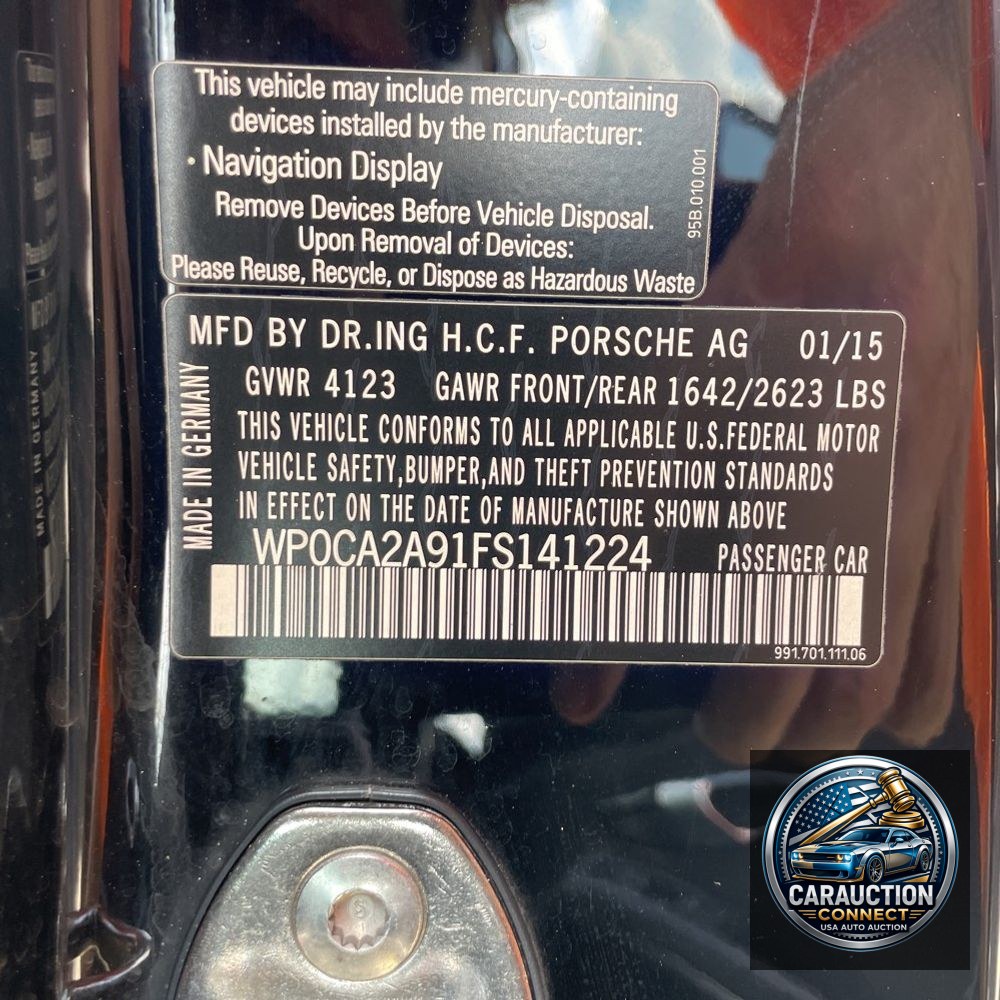 2015 Porsche 911 Carrera