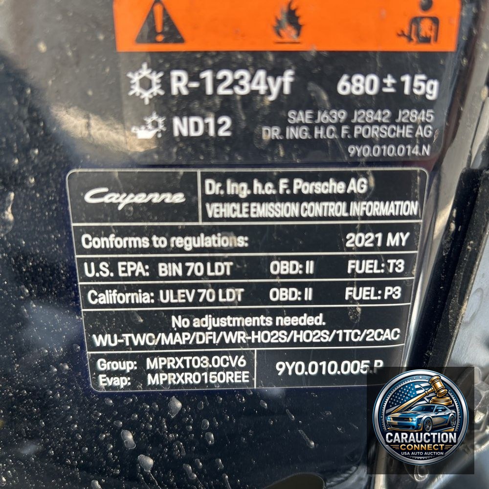 2021 Porsche Cayenne Base