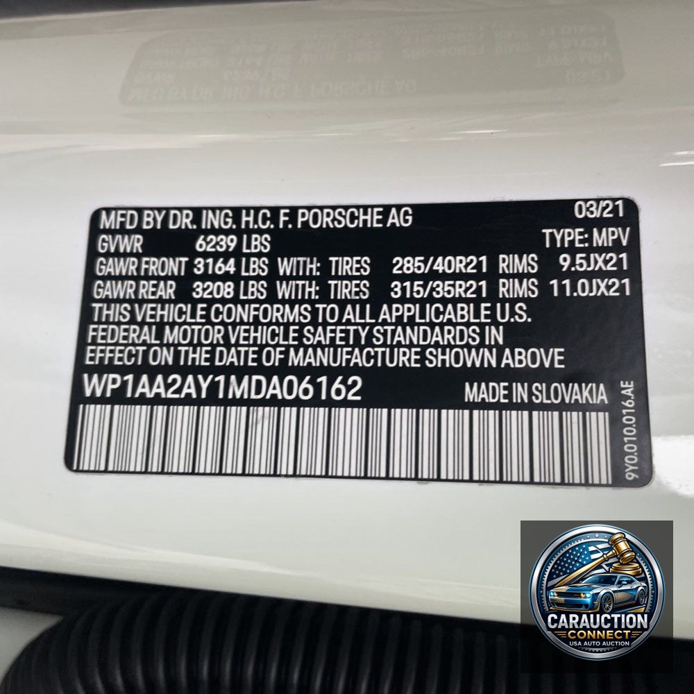 2021 Porsche Cayenne Base