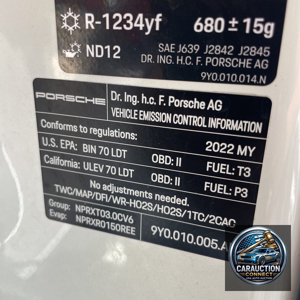 2022 Porsche Cayenne Platinum Edition