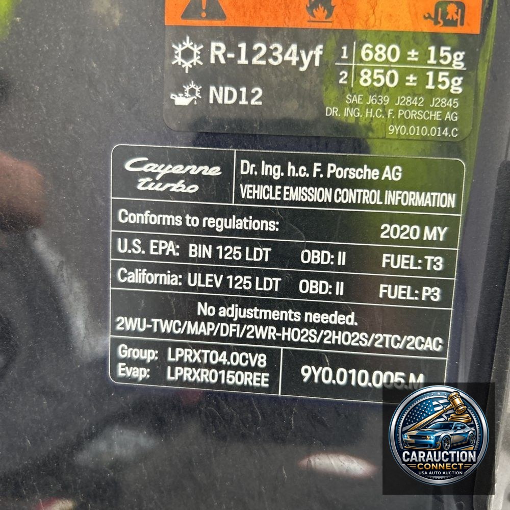 2020 Porsche Cayenne Turbo Coupe