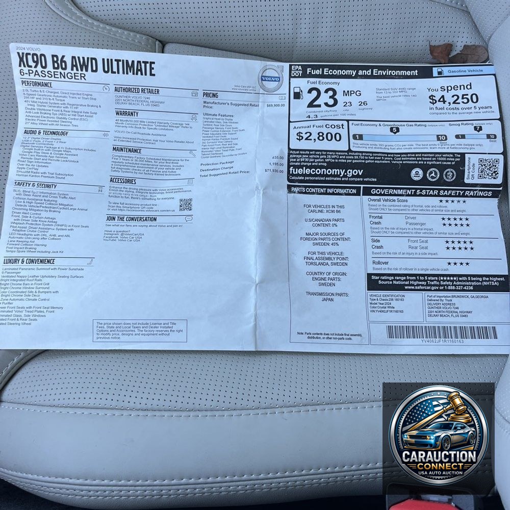 2024 Volvo XC90 B6 - Ultimate