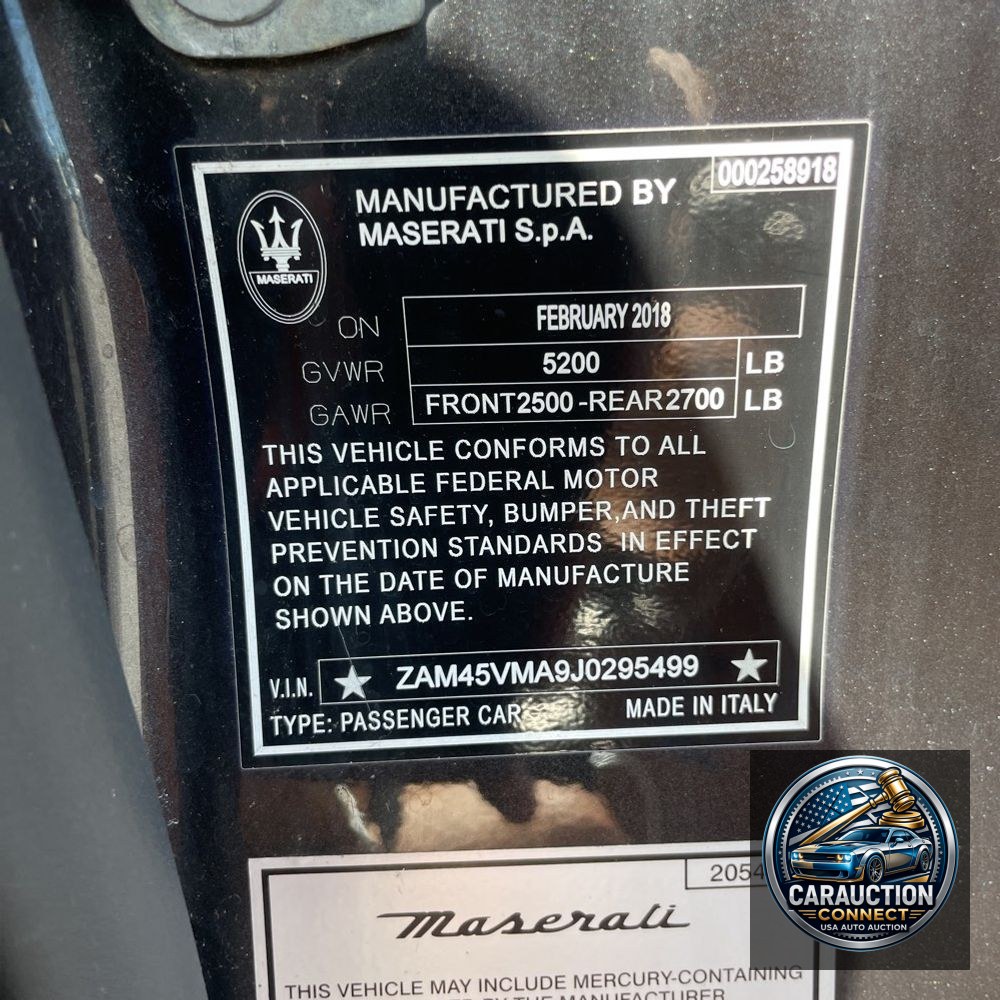 2018 Maserati GranTurismo Base
