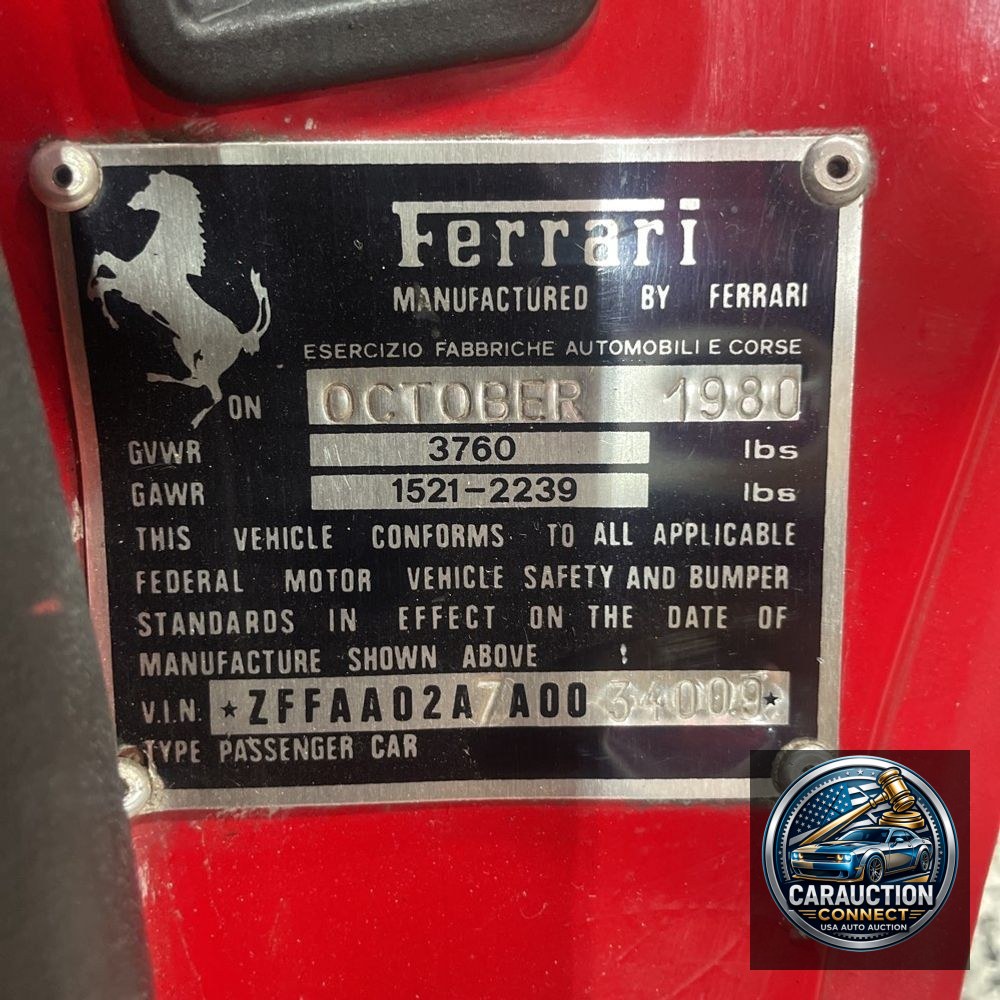 1980 Ferrari 308 GTS GTS